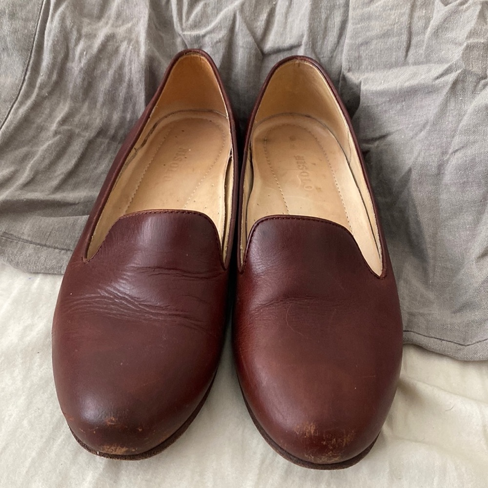 Nisolo brandy women’s smoking shoe size 7.5